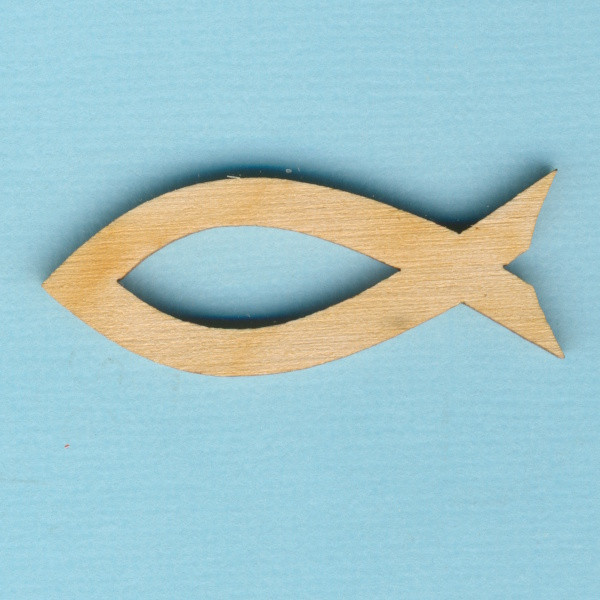 kfh3345 Holz Deko Fisch mit Ausschnitt 4,5cm