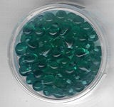 Glastropfen 5x7mm emerald