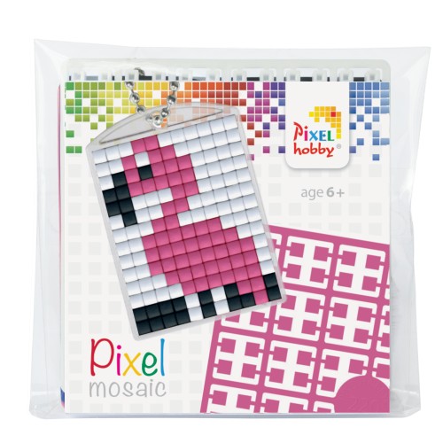 23021 Pixelhobby Medaillon Set Flamingo 2