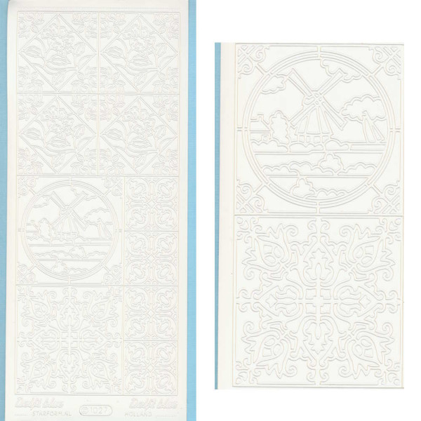 rd81737w Sticker Windmühle weiss