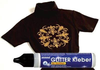 JAVANA Glitter-Kleber für Textilien 25ml