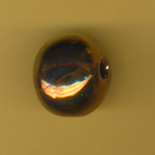 455022971 Keramikperle 23mm kupfer