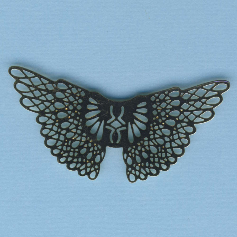 4578-84931 Metallzwischenteíl Flügel 55x25mm goldfarben