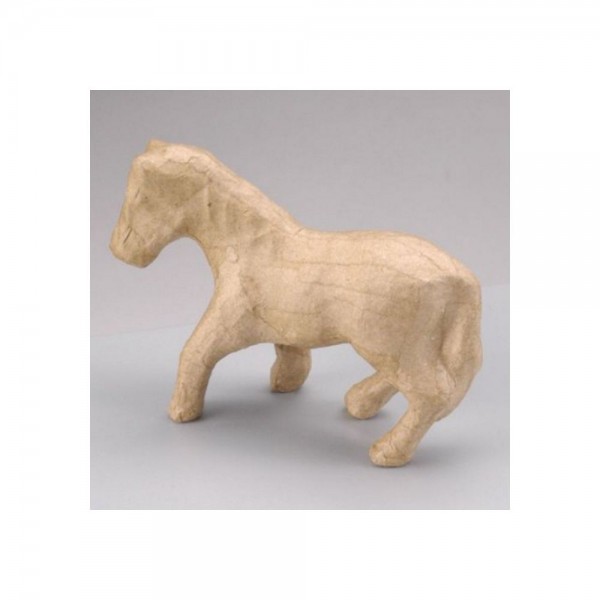 Papp Art Figur Pferd 12,5x4x8,5cm