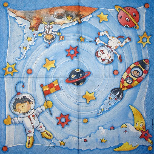 Serviette Astronaut Fluppy