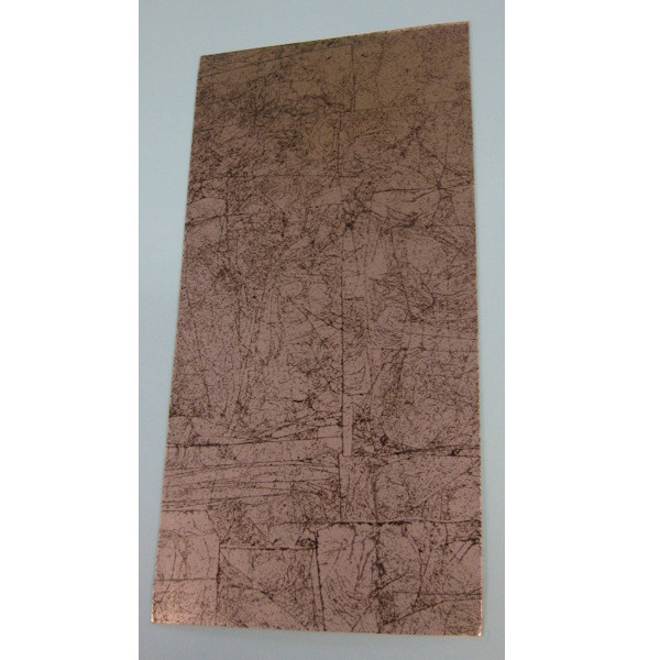 7002051 Kerzen Wachsplatte antik silber metallic 200x100mm