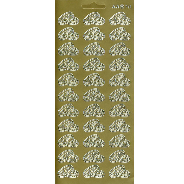 791g Sticker Trauringe 3 gold