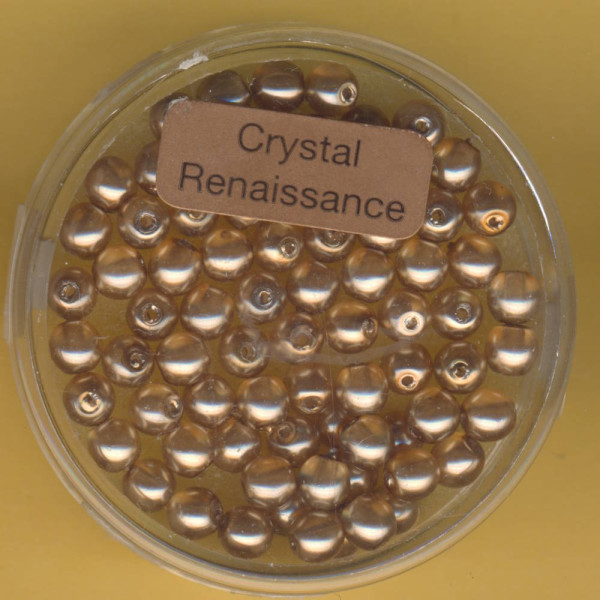 0780-04794 Crystal Renaissance Perlen 4mm braun 75 Stück