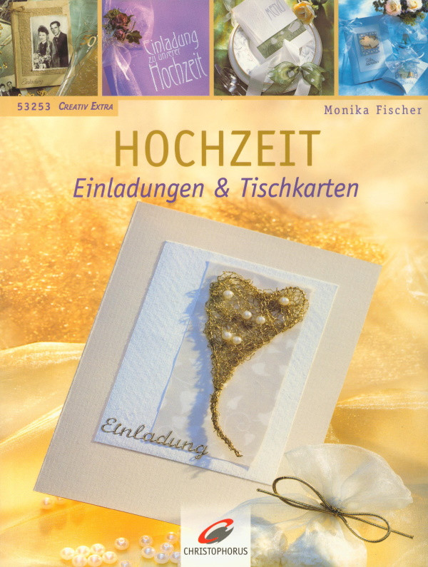 53253 Buch Hochzeit Einladungen und Tischkarten