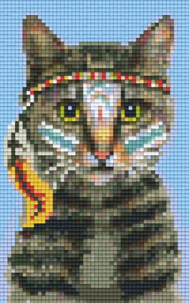 802081 Pixelhobby Klassik Set Kätzchen Indianer
