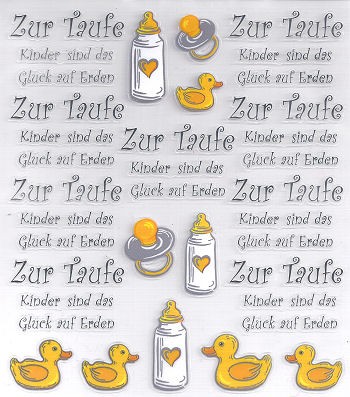 hf3452371 Hobby-Design Sticker Zur Taufe