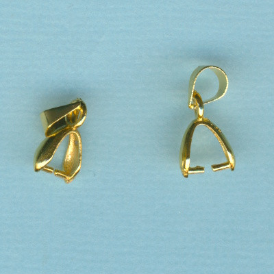 kk0895 Collierschlaufe mit Aufhängung 9mm gold