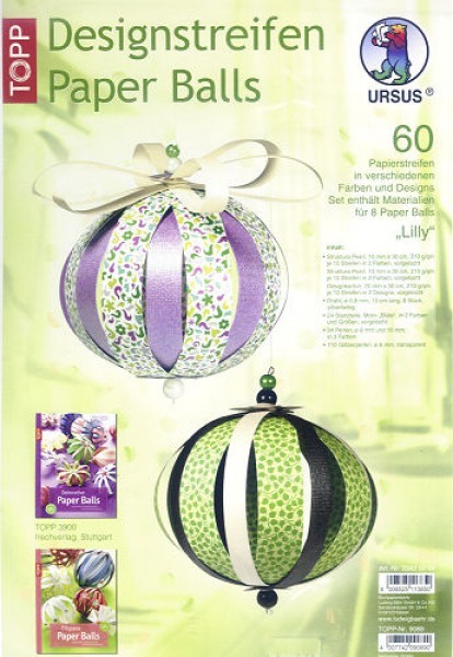 Paper Balls-Set Lilly