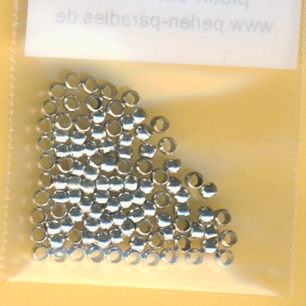 s5090191 Quetschperlen 2,5mm platin ca. 100 Stück