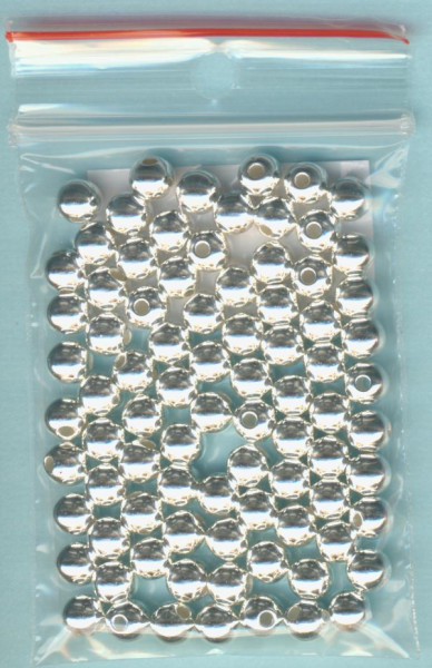 2007894 Wachsperlen 6mm silber metallic 10g in Packung