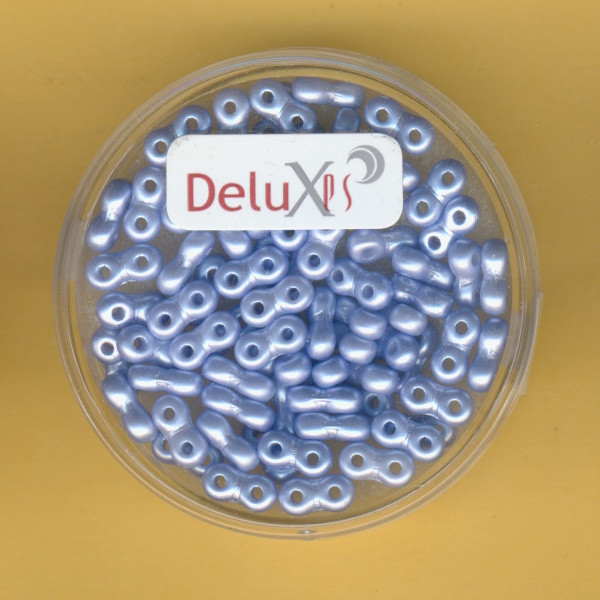 9696-06444 Infinity Beads 3x6mm hellblau 5,5g