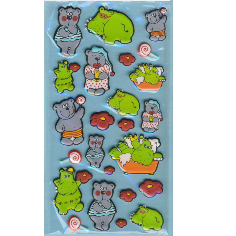 3451146 Creapop Sticker Nili und Teddy