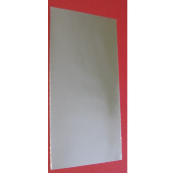 7002011 Kerzen Wachsplatte silber metallic 200x100mm