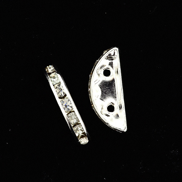 113319921 Strass-Mond 19x7mm silber-kristall