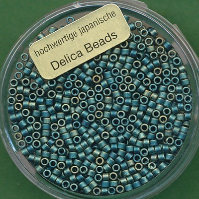 9663384_Delica-Beads-2mm-metallic-grün-matt-4g