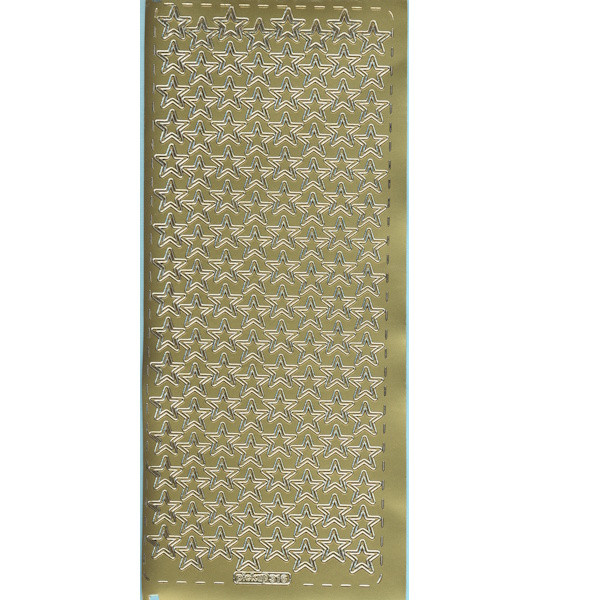 pu316g Sticker Sterne 12 gold