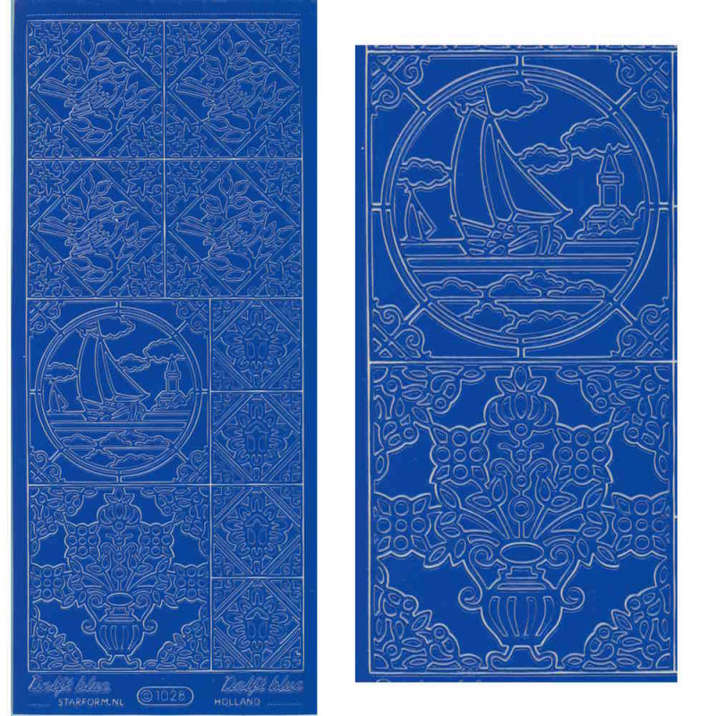 rd81738b Sticker Segelschiff blau
