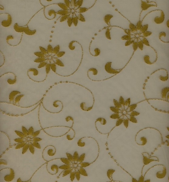 Vlies Blumen Design creme