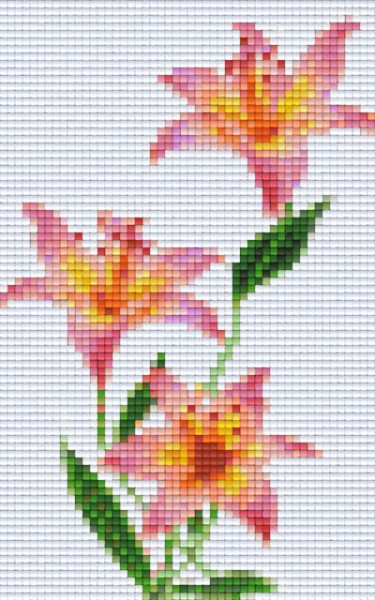 802053 Pixelhobby Klassik Set Lilien rosa 2