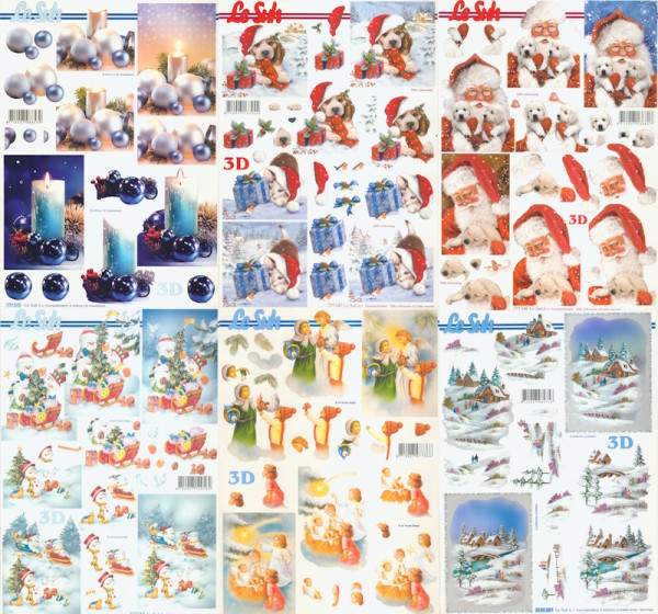 3D Schneidebögen Weihnachten