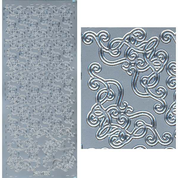 pu399s Sticker Ecken 16 silber