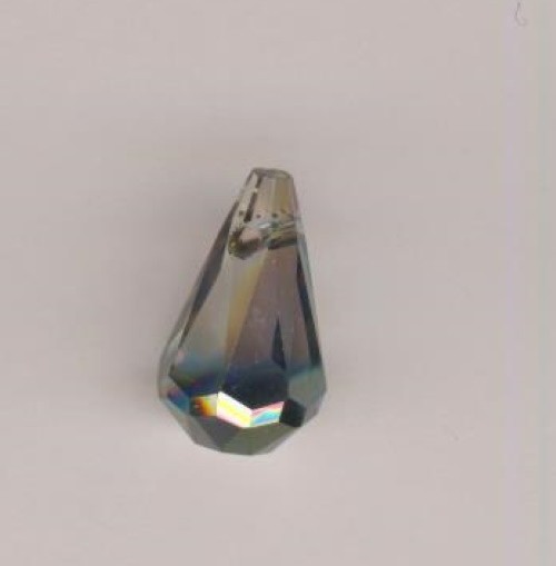 520314211_Glasschliffperle-Tropfen-oliv-AB-14x9mm-1-Stück