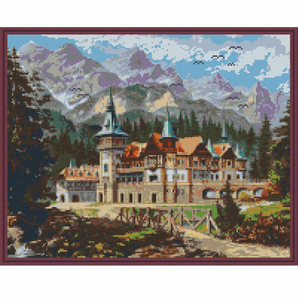 816050 Pixelhobby Klassik Set Schloss in den Bergen