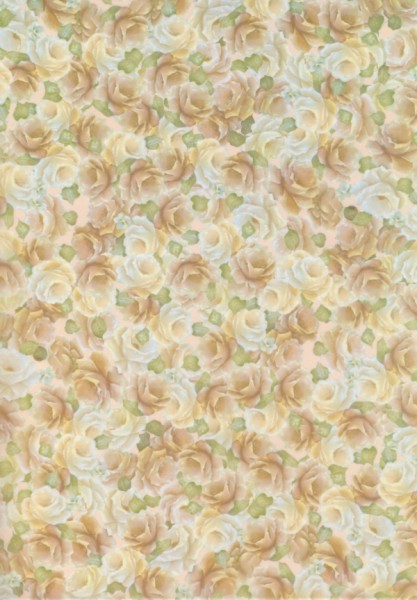 Transparentpapier Rosen beige