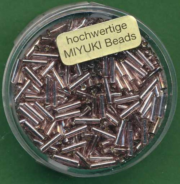 9661044 Miyuki-Stifte 6mm Silbereinzug hell lila