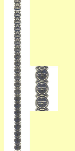 701993 Wachsborte 240x10mm gold