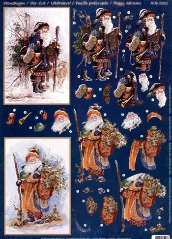 3D-Stanzbogen Nikolaus 2