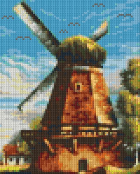 804126 Pixelhobby Klassik Set Windmühle