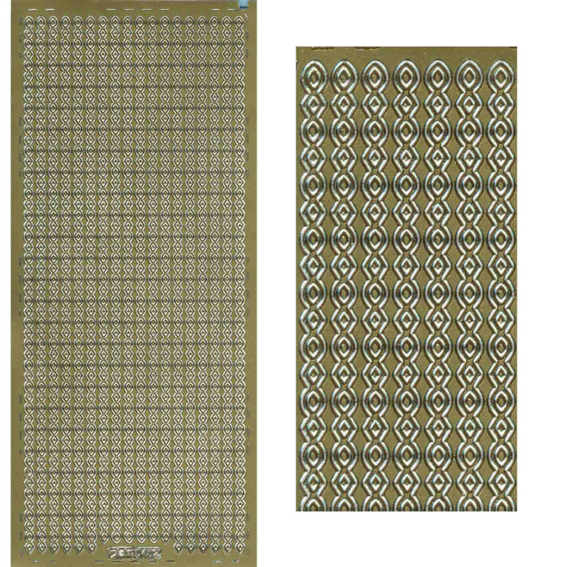 pu402g Sticker Linien 4 gold