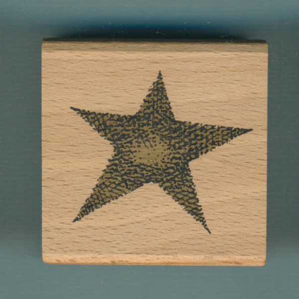 61223005 Holzstempel Stern 4,5x4,5cm