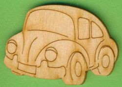 Holz-Deko Retrocar 5cm