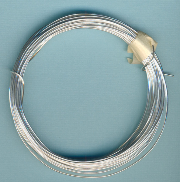 28156 Silberdraht mit Kupferkern 0,8mm 6m