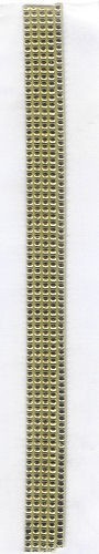 Wachs-Perlstreifen 200x3mm gold