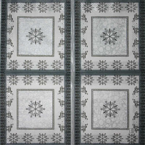 Serviette Ornamente schwarz