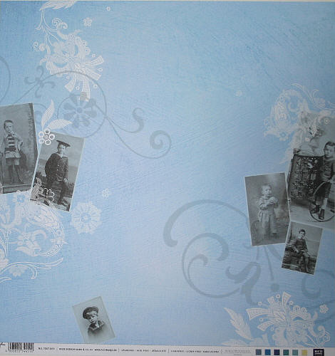 7007009 Scrapbook Papier Nostalgie 30,5x30,5cm