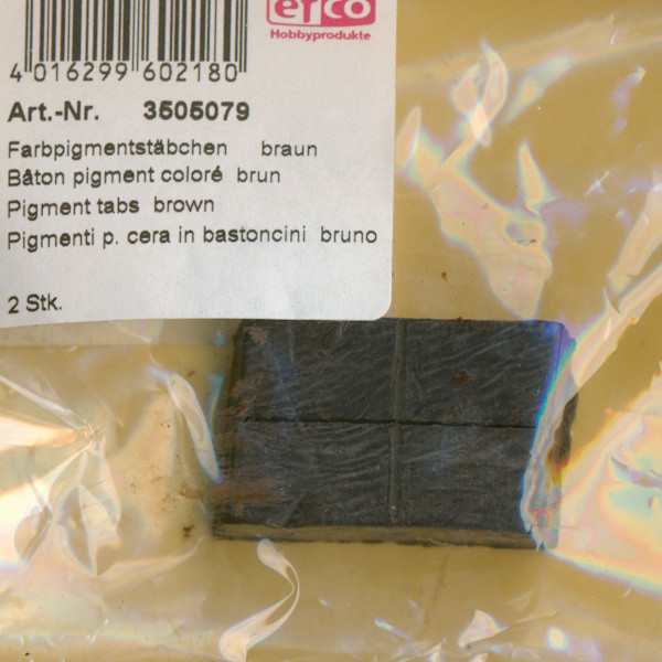 3505079 Farbpigmentstäbchen braun 2 Stück