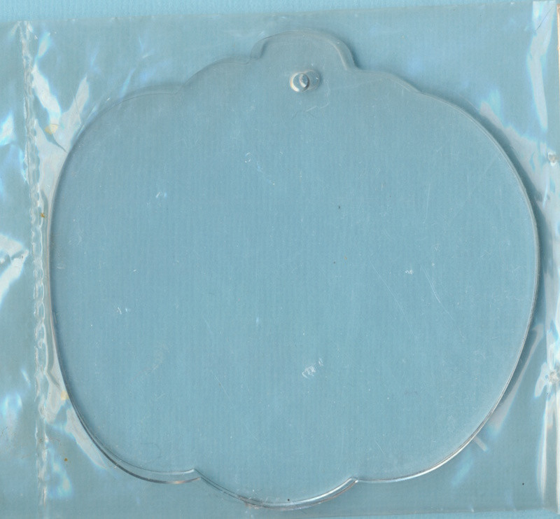6918409 Acryl Malscheibe Hänger Kürbis 2 Stück