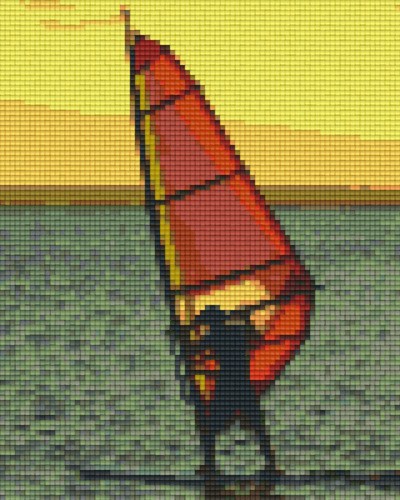 804197 Pixelhobby Klassik Set Windsurfer