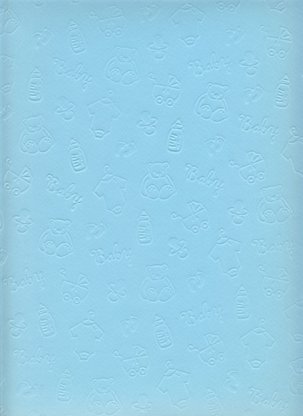 p39 Fotokarton geprägt Baby blau