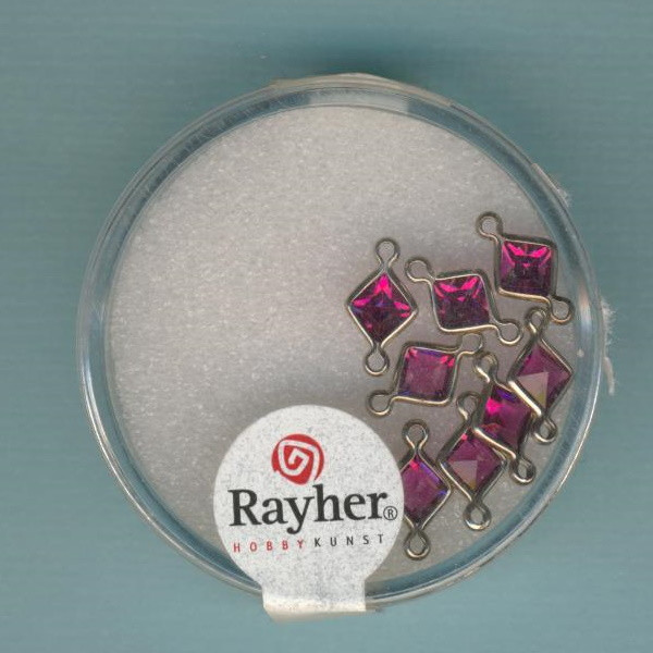 14296276 Swarovski Accessoires Raute 11mm fuchsia 8 Stück