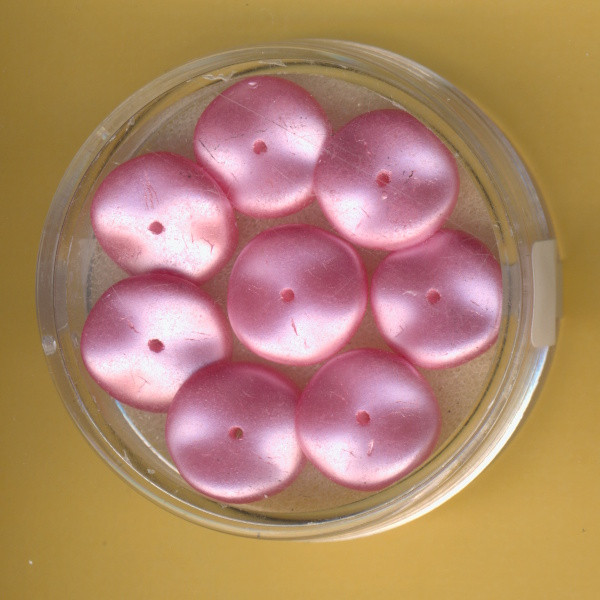 4747-12454 Ripple Beads 12mm rose 8 Stück